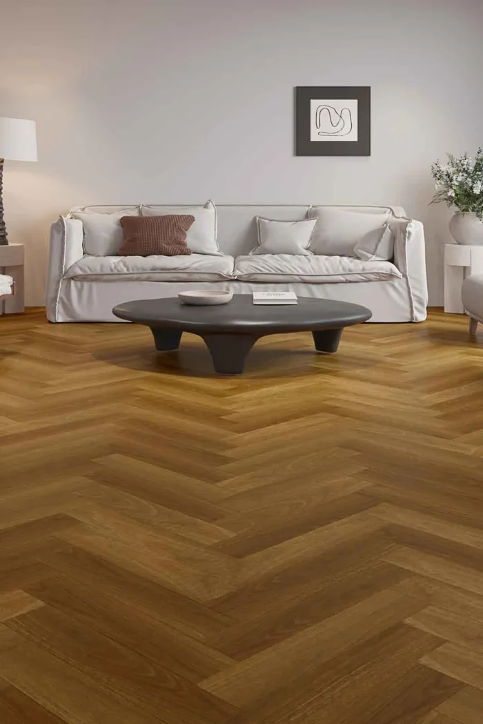 Riverhill - Elegant 9.5 Herringbone - Pacifica Spotted Gum