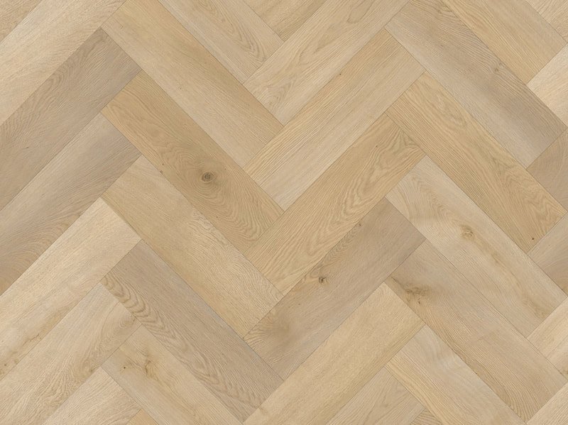 Chameleon Flooring - Elsa Herringbone - Champagne Oak Herringbone