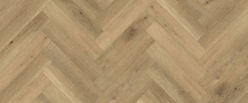 Chameleon Flooring - Elsa Herringbone - Natural Oak Herringbone