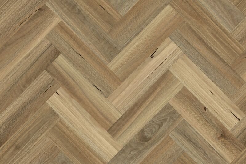 Chameleon Flooring - Elsa Herringbone - Spotted Gum Herringbone